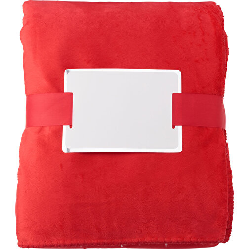 Kuscheldecke Aus Polyester Margot , rot, Polyester, 145,00cm x 0,50cm x 116,00cm (Länge x Höhe x Breite), Bild 1