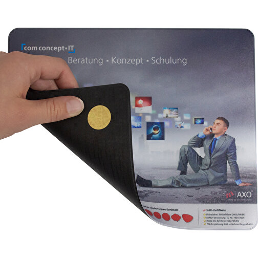 AXOPAD® Mousepad AXOStar 400, 24 x 19,5 cm, owalna, grubosc 1,6 mm, Obraz 2