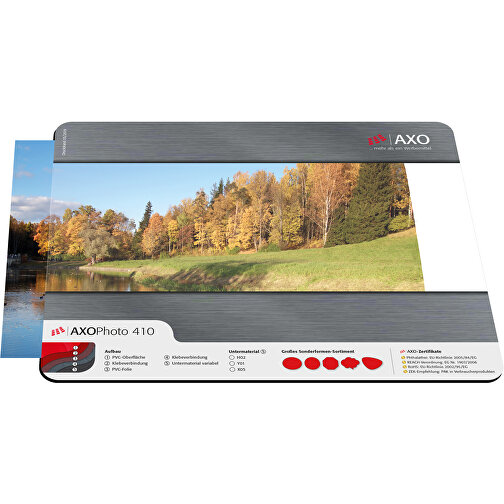 AXOPAD® Mousepad AXOPhoto 410, prostokatny 24 x 19,5 cm, grubosc 2,6 mm, Obraz 1