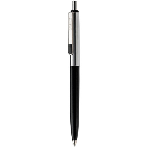 Kugelschreiber Topper , schwarz, Metall, 14,00cm (Länge), Bild 1