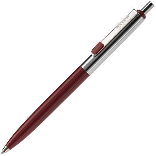 Kugelschreiber Topper , dunkelrot, Metall, 14,00cm (Länge), Bild 2