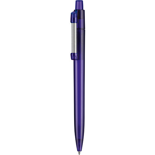 Kugelschreiber STRONG TRANSPARENT , Ritter-Pen, ocean-blau, ABS u. Metall, 14,60cm (Länge), Bild 1
