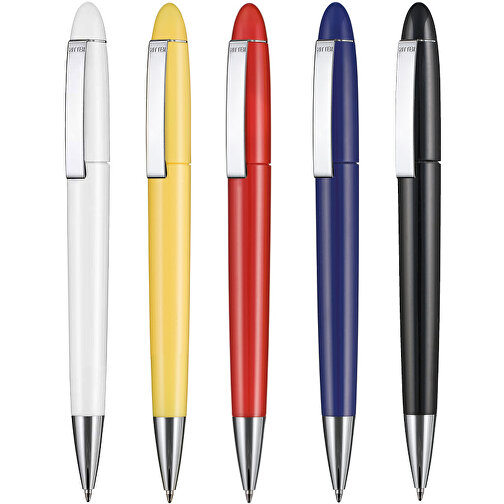 Kugelschreiber HAVANA , Ritter-Pen, nachtblau, ABS, Metall, 14,30cm (Länge), Bild 4