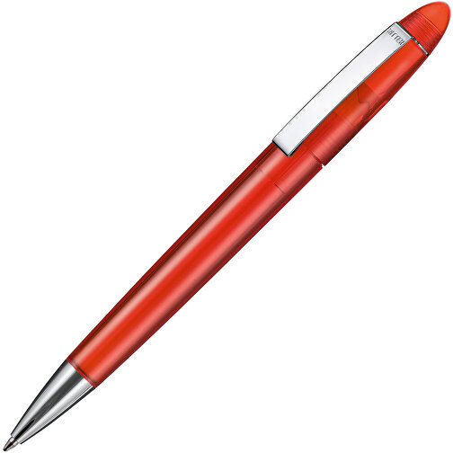 Kugelschreiber HAVANA TRANSPARENT , Ritter-Pen, feuer-rot, ABS, Metall, 14,30cm (Länge), Bild 2