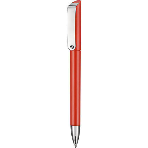 Kugelschreiber GLOSSY , Ritter-Pen, rot, ABS-Kunststoff, 14,20cm (Länge), Bild 1