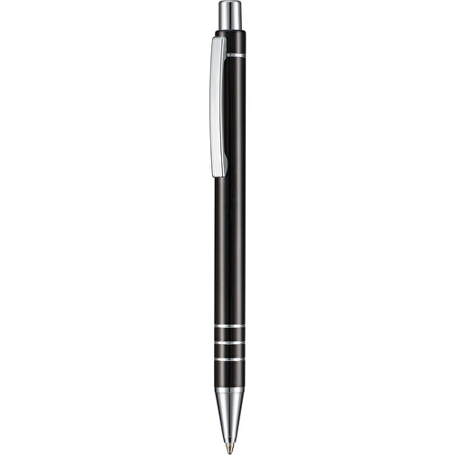 Kugelschreiber GLANCE , Ritter-Pen, schwarz, Metall, 13,30cm (Länge), Bild 1