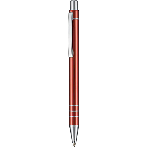 Kugelschreiber GLANCE , Ritter-Pen, rot, Metall, 13,30cm (Länge), Bild 1
