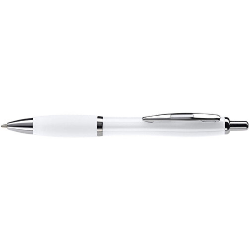 Kugelschreiber Hawaï Hardcolour , weiß, ABS & Metall, 14,00cm (Länge), Bild 3