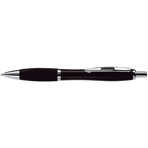 Kugelschreiber Hawaï Hardcolour , schwarz, ABS & Metall, 14,00cm (Länge), Bild 3