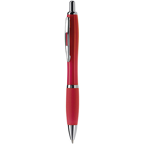 Kugelschreiber Hawaï Hardcolour , rot, ABS & Metall, 14,00cm (Länge), Bild 1