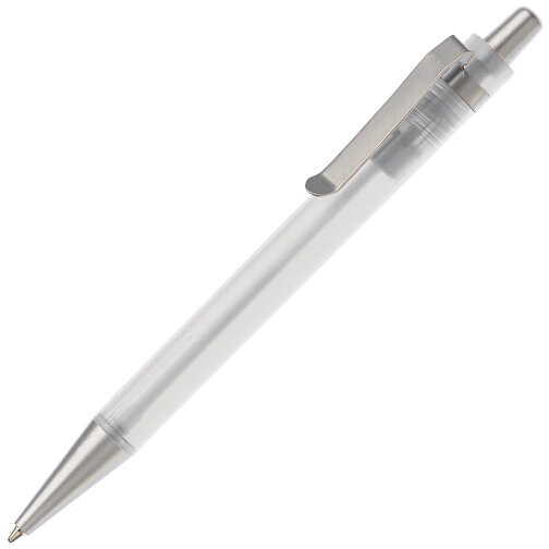 Kugelschreiber Antartica , gefrostet weiß, ABS & Metall, 13,50cm (Länge), Bild 2