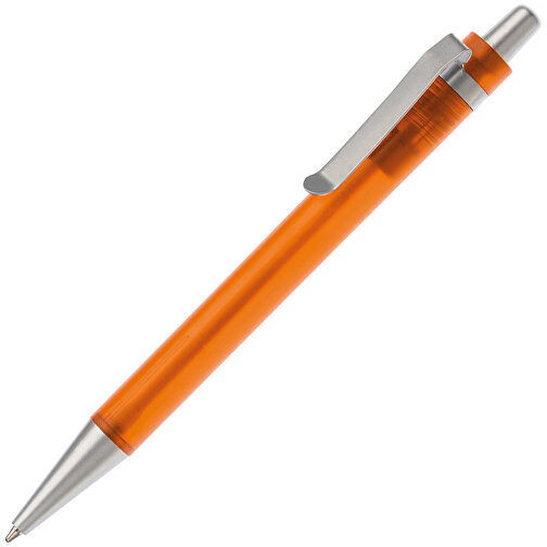 Kugelschreiber Antartica , gefrostet orange, ABS & Metall, 13,50cm (Länge), Bild 2