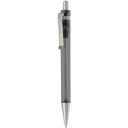 Kugelschreiber Antartica , gefrostet grau, ABS & Metall, 13,50cm (Länge), Bild 1