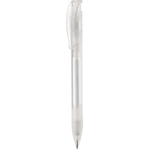 Kugelschreiber Apollo Frosty , gefrostet weiss, ABS, 14,70cm (Länge), Bild 1