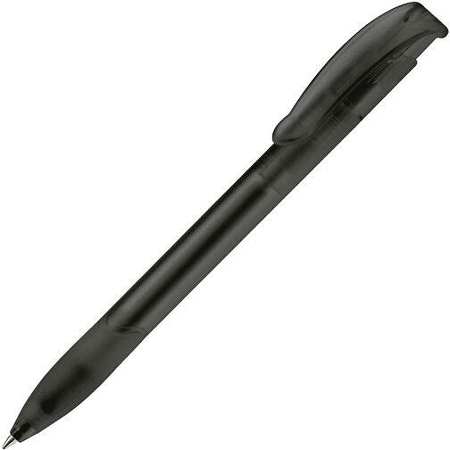 Kugelschreiber Apollo Frosty , gefrostet schwarz, ABS, 14,70cm (Länge), Bild 2