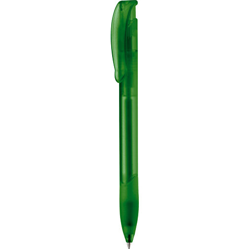 Kugelschreiber Apollo Frosty , gefrostet grün, ABS, 14,70cm (Länge), Bild 1