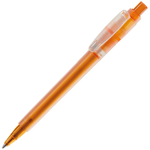 Kugelschreiber Baron ´03 Ice Frosty , gefrostet orange, ABS, 13,30cm (Länge), Bild 2