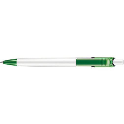 Kugelschreiber Ducal Colour Hardcolour , weiss / grün, ABS, 13,80cm (Länge), Bild 3