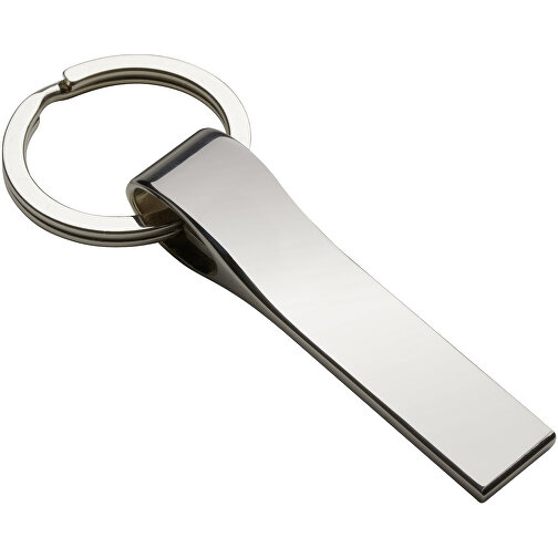 Schlüsselanhänger RE98-SHAWNEE , Re98, silber, Metall, 9,00cm x 1,20cm x 3,30cm (Länge x Höhe x Breite), Bild 1