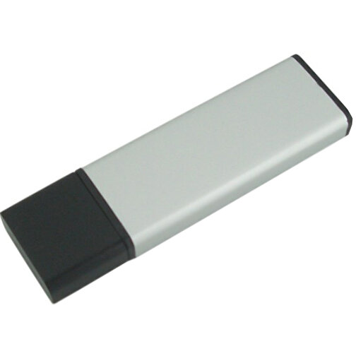 USB-Stick ALU KING 1GB , Promo Effects MB , silber MB , 1 GB , Kunststoff/ Aluminium MB , 3 - 10 MB/s MB , 5,90cm x 0,70cm x 1,70cm (Länge x Höhe x Breite), Bild 1