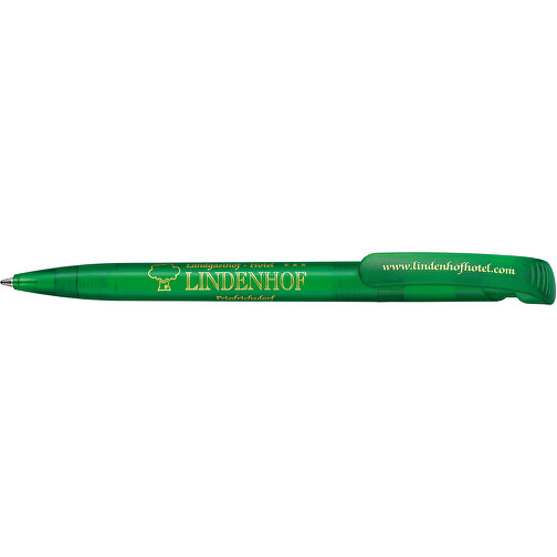 Kugelschreiber CLEAR FROZEN , Ritter-Pen, limonen-grün, ABS-Kunststoff, 14,80cm (Länge), Bild 3