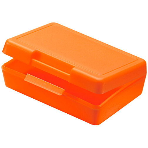 Vorratsdose 'Brunch-Box' , standard-orange, Kunststoff, 12,50cm x 4,00cm x 8,50cm (Länge x Höhe x Breite), Bild 1