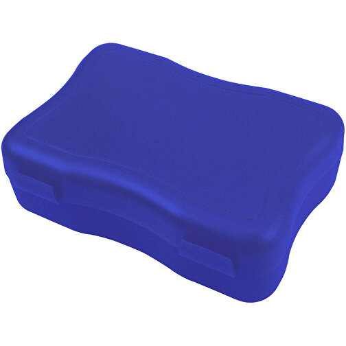 Brotzeitdose 'Wave', Groß , trend-blau PP, Kunststoff, 17,80cm x 6,00cm x 12,20cm (Länge x Höhe x Breite), Bild 1