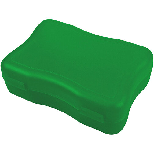 Brotzeitdose 'Wave', Groß , trend-grün PP, Kunststoff, 17,80cm x 6,00cm x 12,20cm (Länge x Höhe x Breite), Bild 1