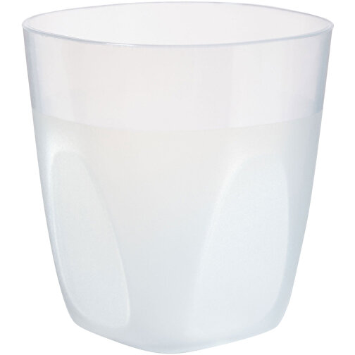 Trinkbecher 'Mini Cup' 0,2 L , transparent-milchig, Kunststoff, 7,50cm (Höhe), Bild 1