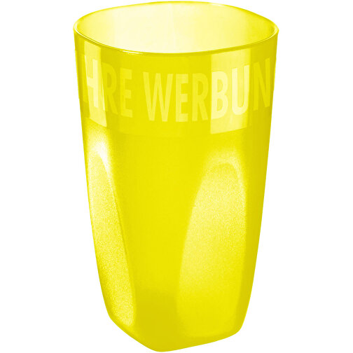 Trinkbecher 'Maxi Cup' 0,4 L , trend-gelb PP, Kunststoff, 13,00cm (Höhe), Bild 1