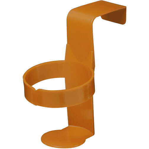 Flaschenhalter 'Store' , standard-orange, Kunststoff, 7,30cm x 13,00cm x 13,00cm (Länge x Höhe x Breite), Bild 1