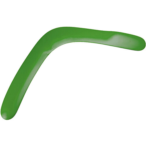 Bumerang 'Maxi' , standard-grün, Kunststoff, 41,00cm x 0,60cm x 4,30cm (Länge x Höhe x Breite), Bild 1