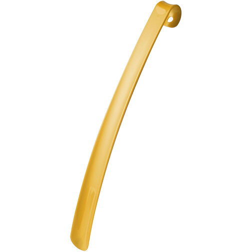 Schuhlöffel 'Cliff' , standard-gelb, Kunststoff, 43,00cm x 4,50cm x 3,50cm (Länge x Höhe x Breite), Bild 1