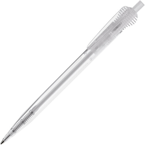 Kugelschreiber Cosmo Transparent , transparent weiss, ABS, 14,70cm (Länge), Bild 2