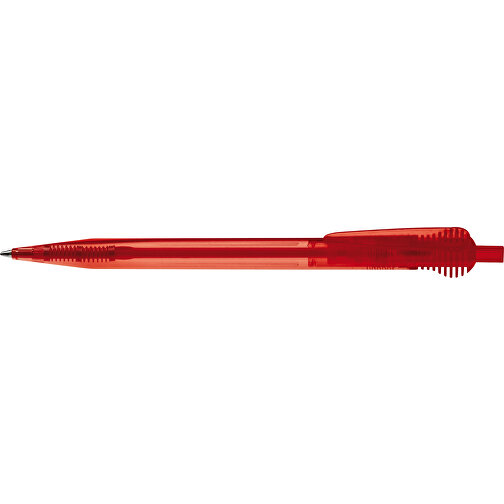 Kugelschreiber Cosmo Transparent , transparent rot, ABS, 14,70cm (Länge), Bild 3