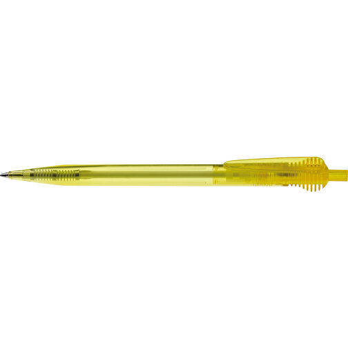 Kugelschreiber Cosmo Transparent , transparent gelb, ABS, 14,70cm (Länge), Bild 3