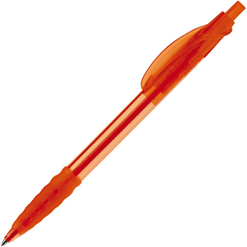 Kugelschreiber Cosmo Transparent , transparent orange, ABS, 14,50cm (Länge), Bild 2