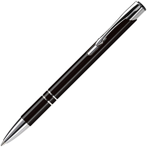 Kugelschreiber Alicante Special , schwarz, Aluminium, 13,50cm (Länge), Bild 2