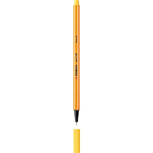 STABILO Point 88 Fineliner , Stabilo, gelb, Kunststoff, 16,80cm x 0,80cm x 0,80cm (Länge x Höhe x Breite), Bild 1