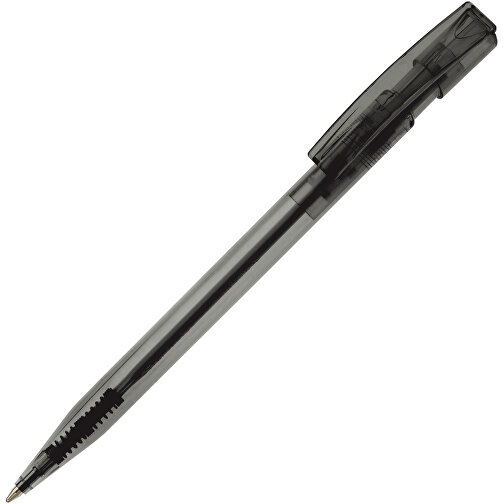 Kugelschreiber Nash Transparent , transparent schwarz, ABS, 14,50cm (Länge), Bild 2