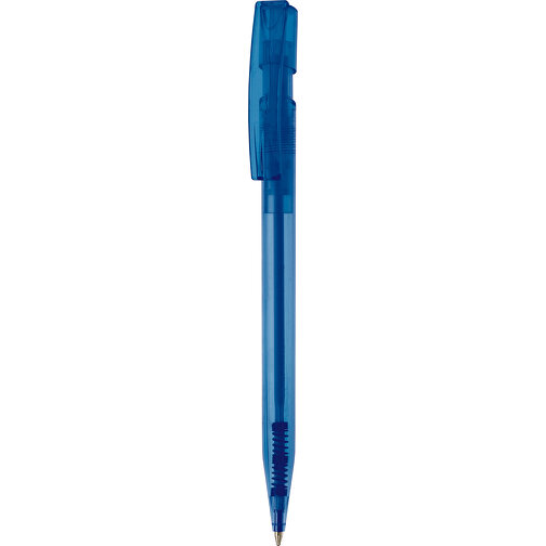 Kugelschreiber Nash Transparent , transparent blau, ABS, 14,50cm (Länge), Bild 1
