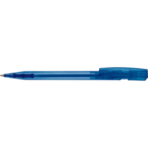Kugelschreiber Nash Transparent , transparent blau, ABS, 14,50cm (Länge), Bild 3