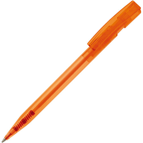 Kugelschreiber Nash Transparent , transparent orange, ABS, 14,50cm (Länge), Bild 2
