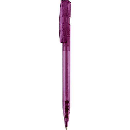 Kugelschreiber Nash Transparent , transparent violett, ABS, 14,50cm (Länge), Bild 1