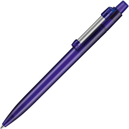 Kugelschreiber STRONG TRANSPARENT , Ritter-Pen, ocean-blau, ABS, Metall, 14,60cm (Länge), Bild 2