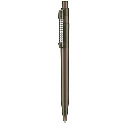 Kugelschreiber STRONG TRANSPARENT , Ritter-Pen, rauch-grau, ABS, Metall, 14,60cm (Länge), Bild 1