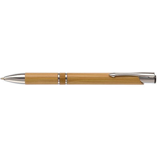 Kugelschreiber Alicante Bamboo , natur, Bambus & Metall, 14,00cm (Länge), Bild 3