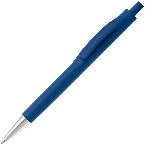 Kugelschreiber Basic X , dunkelblau, ABS, 14,00cm (Länge), Bild 2