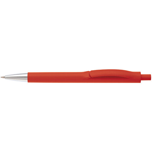 Kugelschreiber Basic X , rot, ABS, 14,00cm (Länge), Bild 3