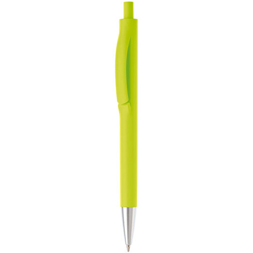 Kugelschreiber Basic X , hellgrün, ABS, 14,00cm (Länge), Bild 1